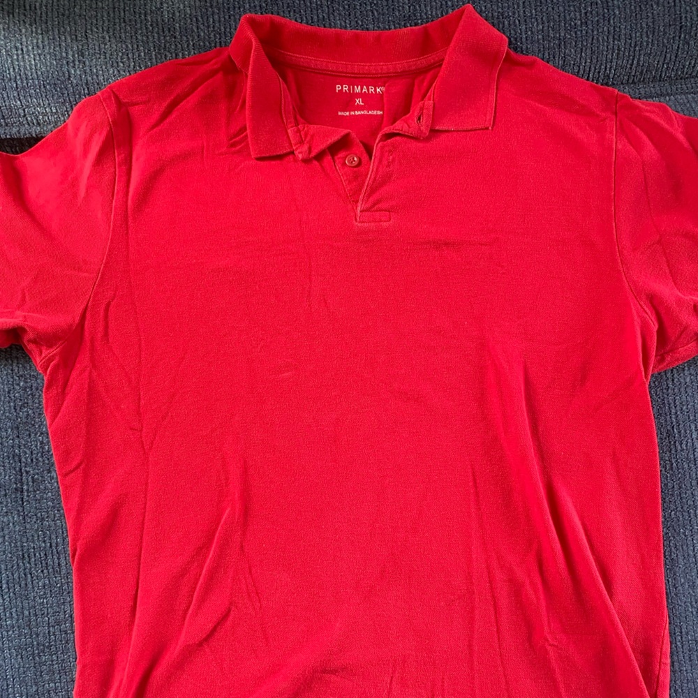 Primark Men’s Red Polo Shirt